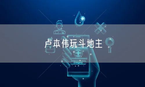 卢本伟玩斗地主